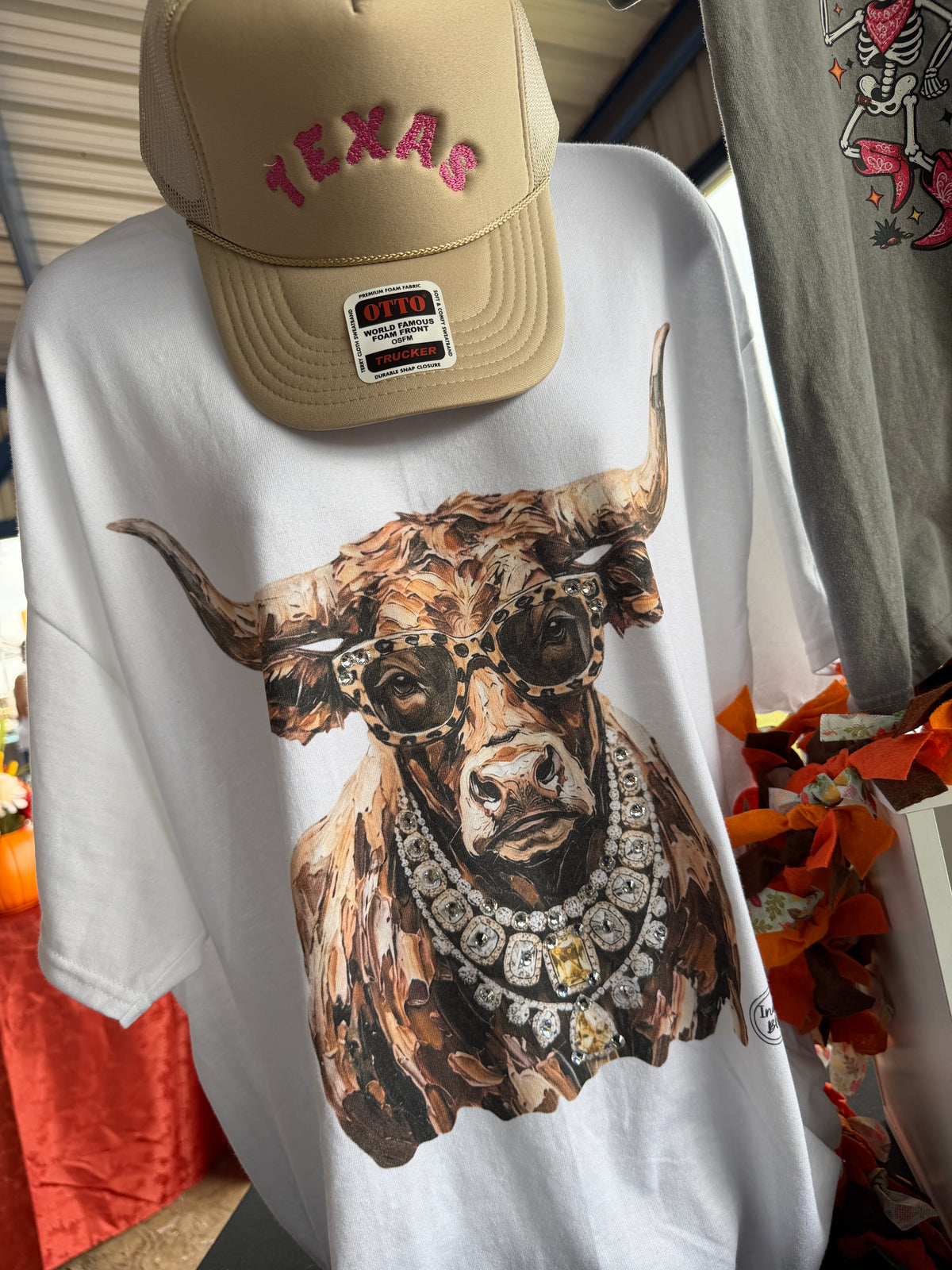 Glam Longhorn Tee