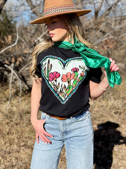 Lauren's Western Heart Tee